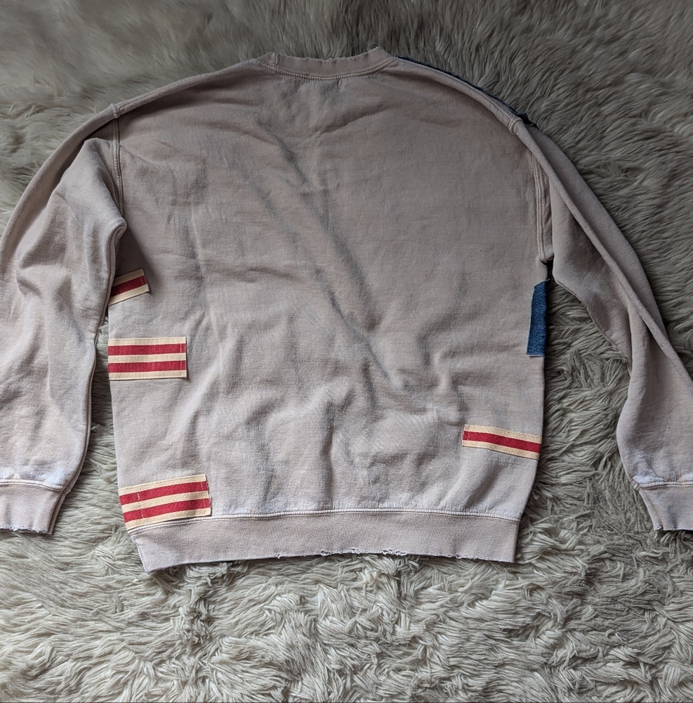 NWT Free People X Tricia Fix Stripes And Stars Pullover - Picture 13 of 15